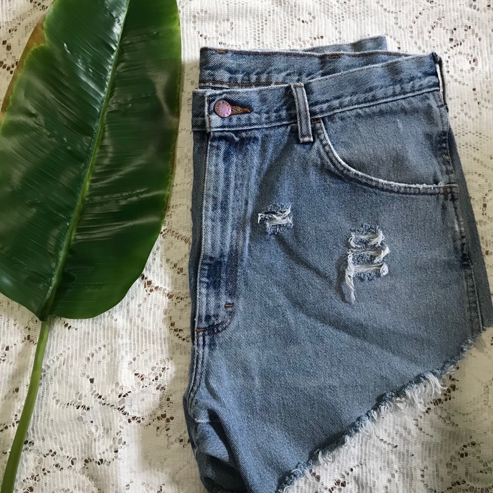 Vintage Rustler Denim Cutoffs (Cali Style)